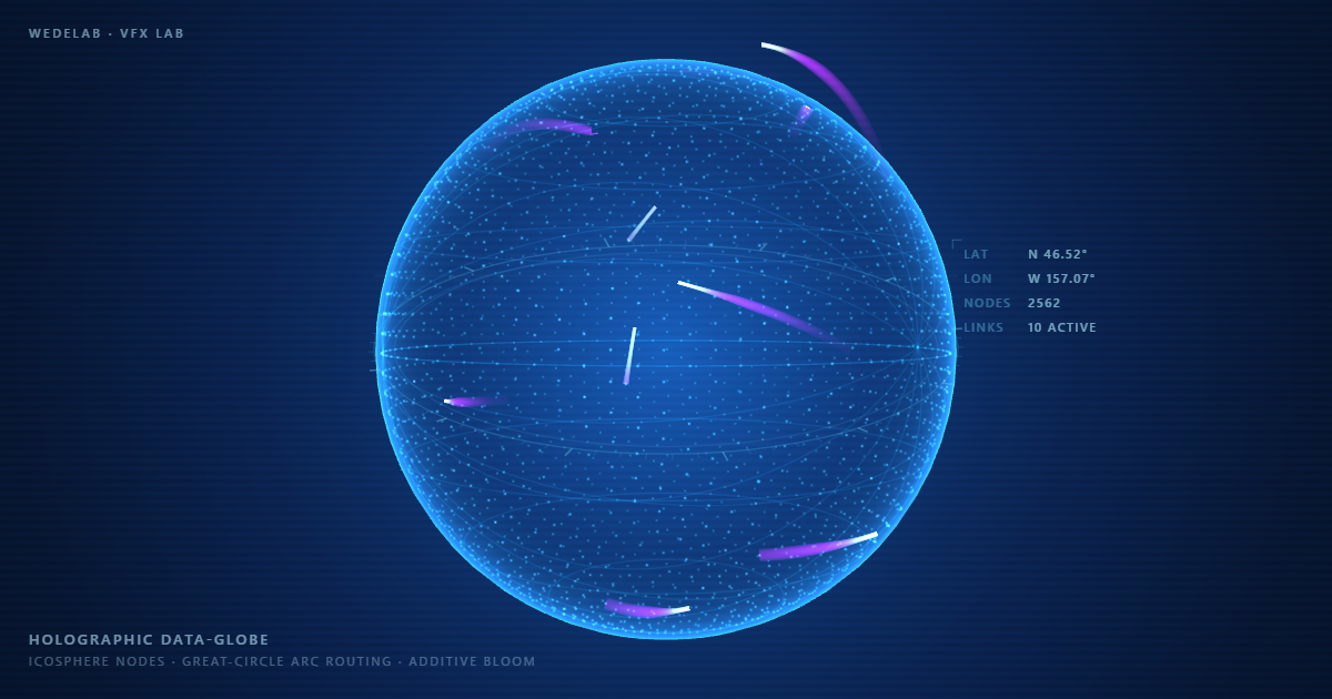 Holographic Data-Globe