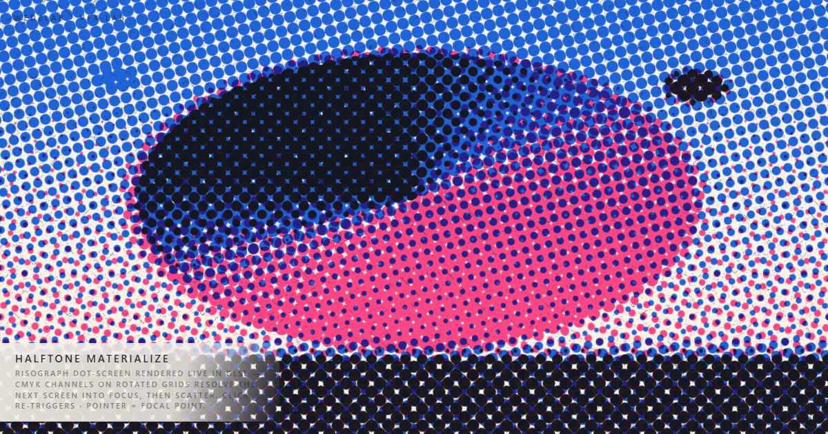 Halftone Materialize